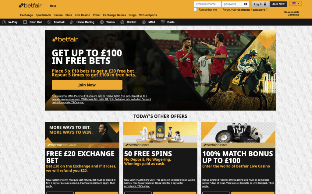 betfair welcome