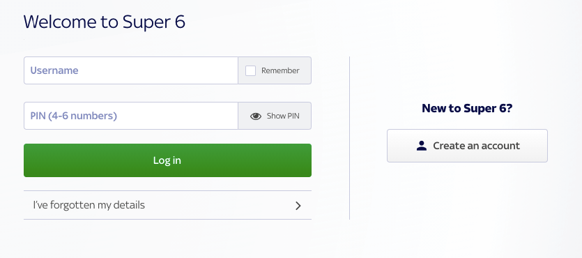 super 6 login